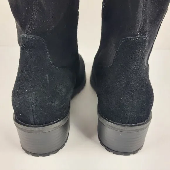 Blondo Starla Waterproof Black Suede Over-The-Knee Boots Women's Size 6.5M - Picture 9 of 16